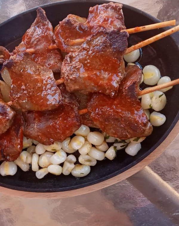 Anticuchos de Corazón de Res