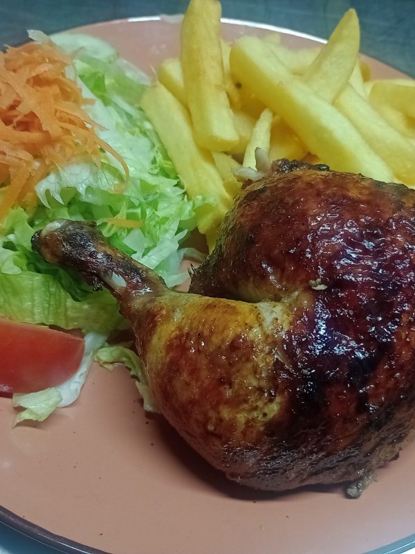 ¼ Pollo brasa clásico