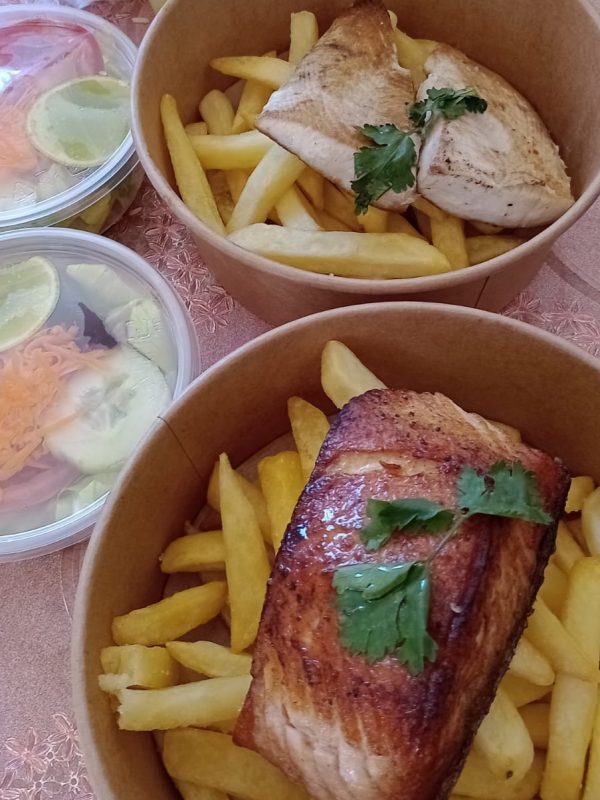Salmón a la Plancha