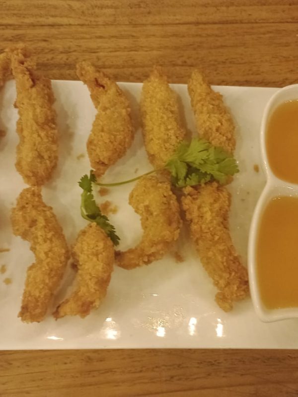 Camarones al Panko