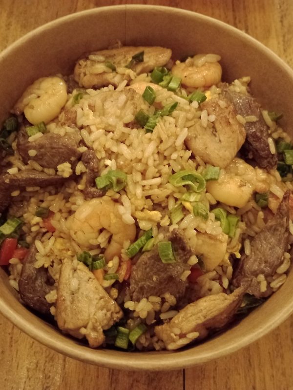 Arroz chaufa 3 sabores